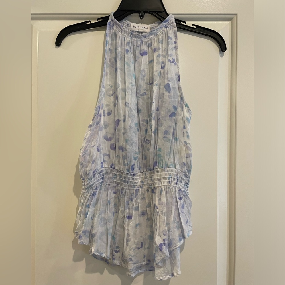 Bella Dahl blue floral top